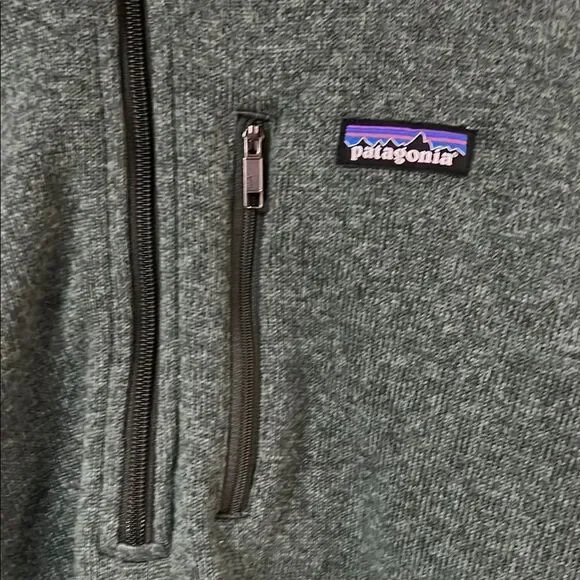 Patagonia Green Quarter-Zip Pullover - Picture 2 of 5